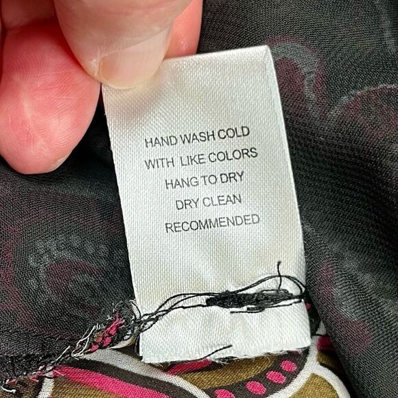 Daniel Rainn Sleeveless Crochet Neck Tie Waist Tank Small - Picture 9 of 9